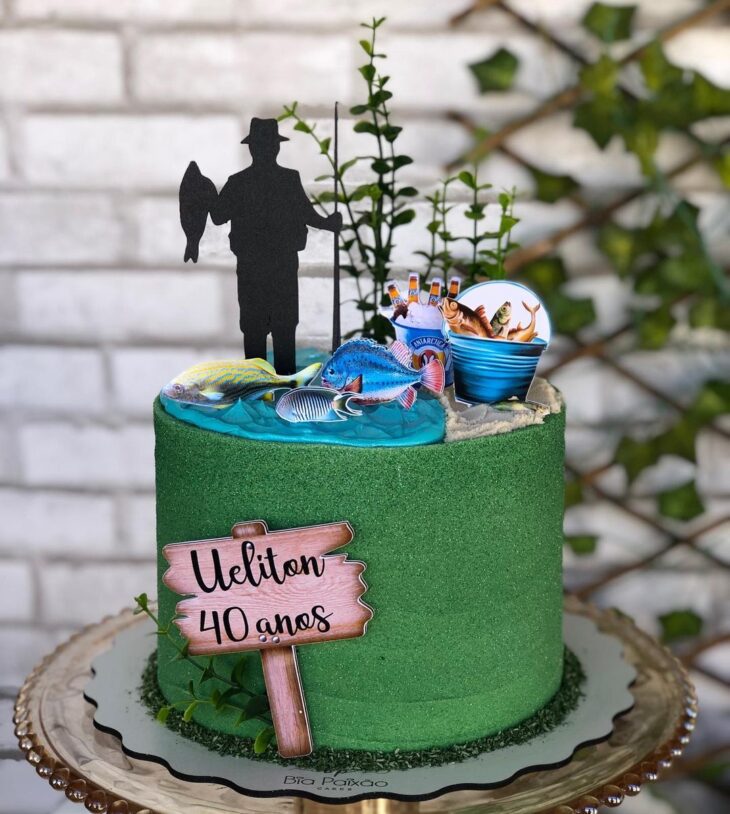 Bolo de aniversário masculino: 100 ideias que vão abrilhantar a sua mesa   Bolo de aniversario masculino, Bolos de aniversário verde, Bolos de  aniversário