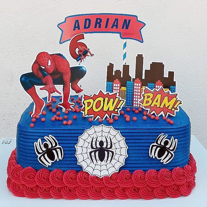 Bolo Decorado: Homem Aranha