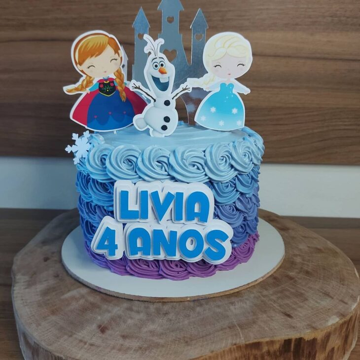 Bolo Frozen: 95 FOTOS e tutoriais para brincar na neve