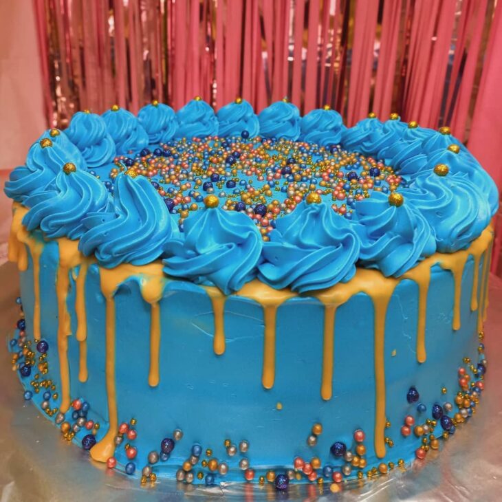 7 ideias de Azul babão em 2023  aniversario, bolos de decoração, festa de  arte infantil