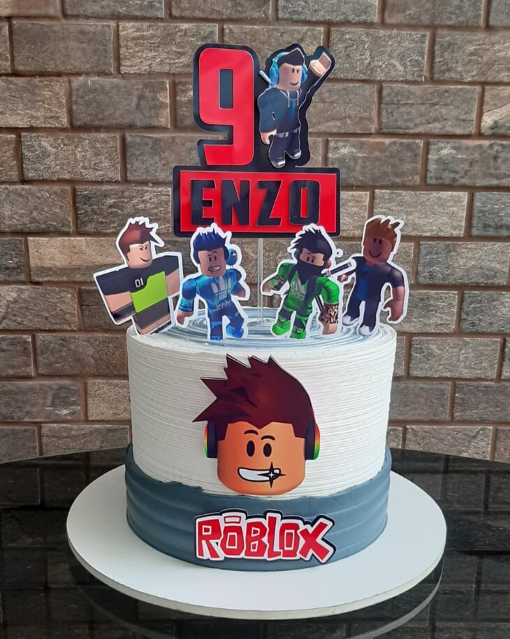 bolo roblox masculino chantilly