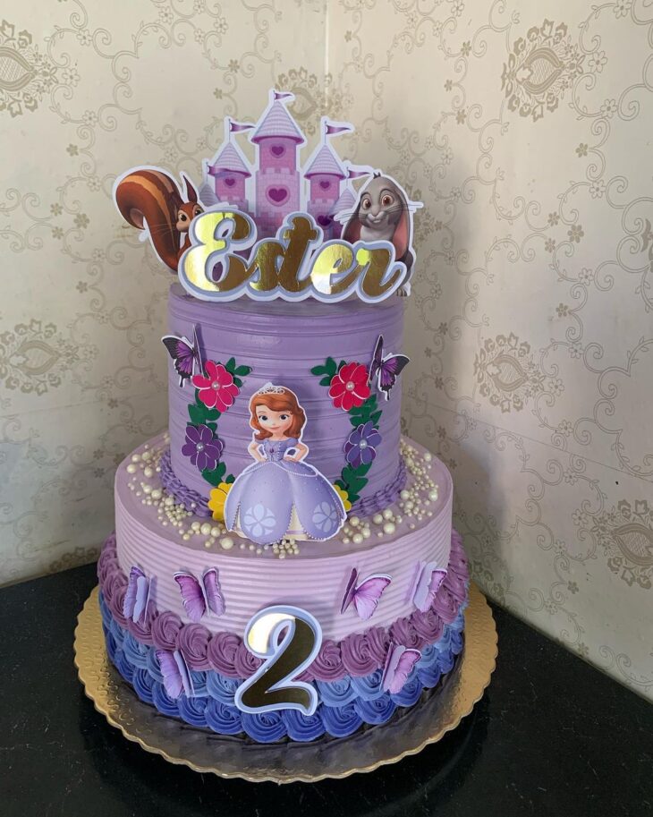 85 modelos de bolo da Princesa Sofia para abrilhantar a sua festa  Bolo de  aniversário da sofia, Bolo princesa sofia, Bolos de aniversário fáceis