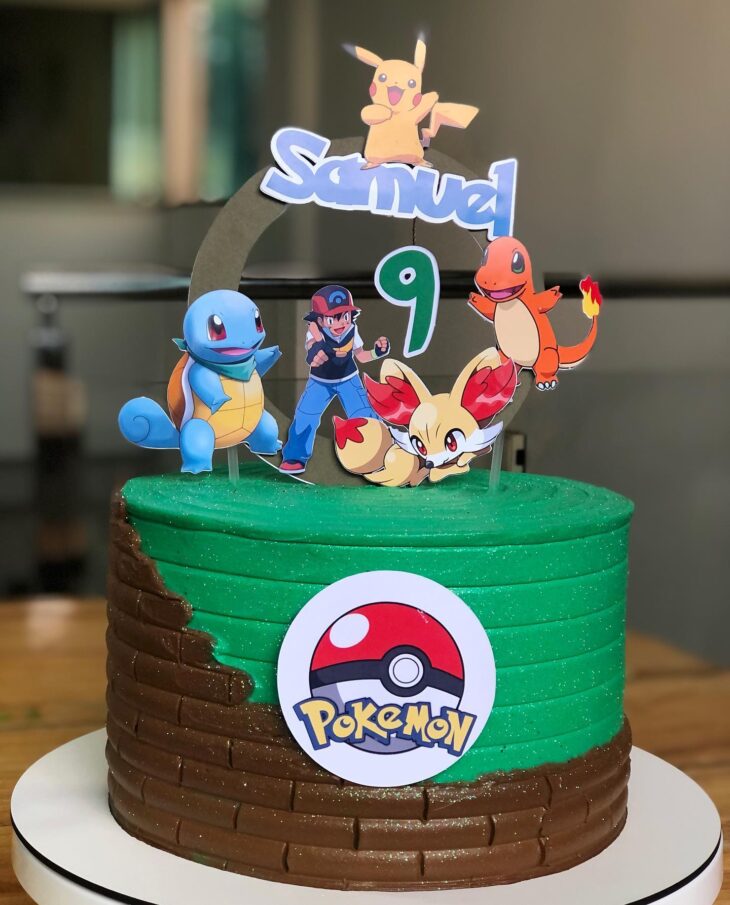 Bolo pokemon: 80 modelos, dicar e ideias especiais e inspiradora