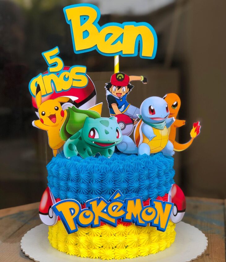 76+ Ideias de Bolo Decorado Pokemon