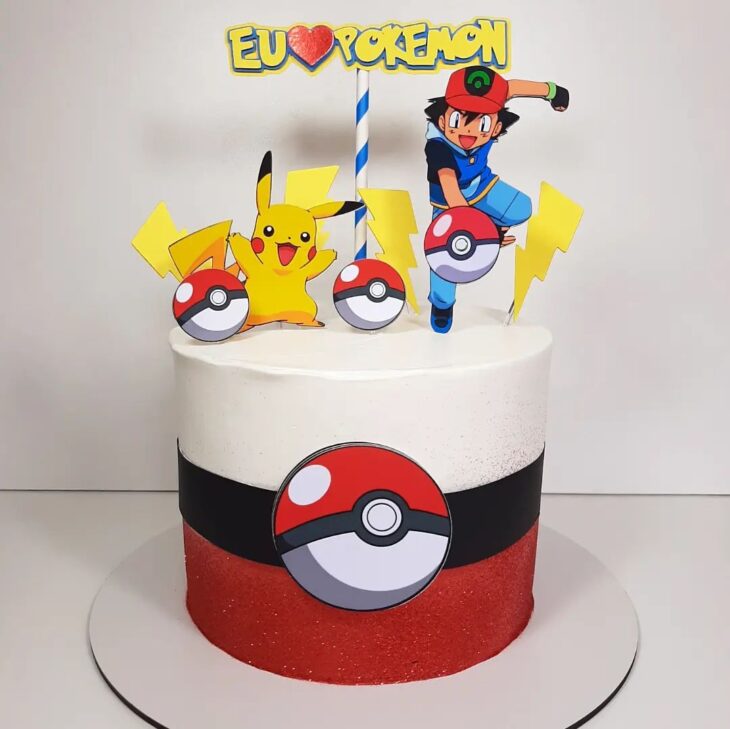 Bolo Pokémon: como fazer e 90 ideias incríveis com a temática  Bolos  pokemon, Bolo de pokemon, Bolo de aniversário de pokemon