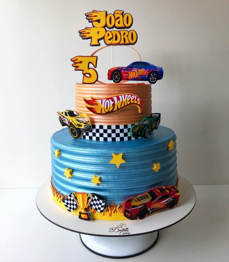 Bolo Hot Wheels: ideias fabulosas para decoração de aniversário