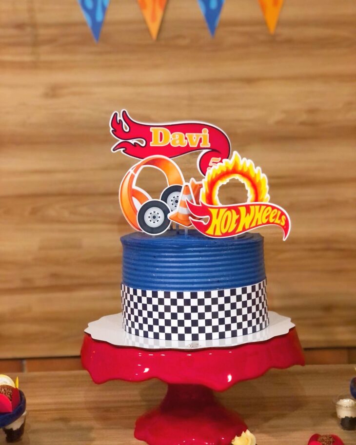 Quer Bolo? Doces Artesanais - Hoje foi dia de Hot Wheels para o