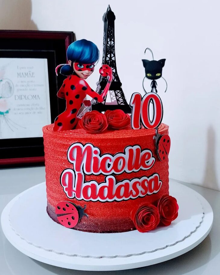 bolo da Ladybug