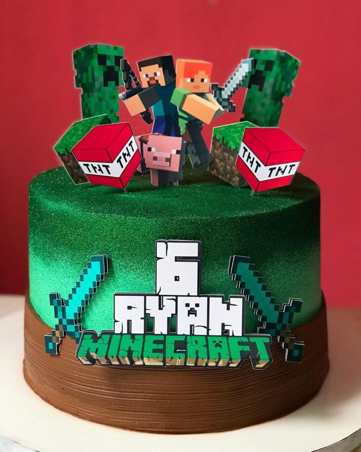 Bolo Minecraft: dicas e inspirações para um bolo criativo e