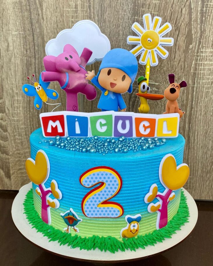 bolo do Pocoyo masculino