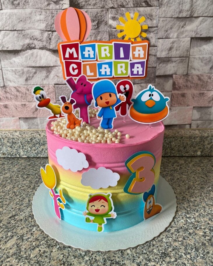 bolo Pocoyo feminino