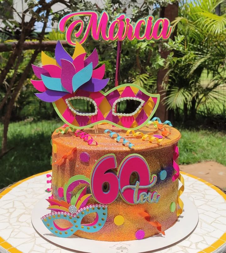 bolo de aniversário para mãe de 60 anos