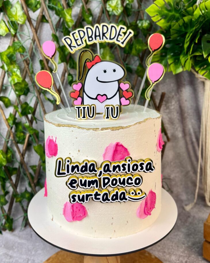 8 Ideias de Bolos Confeitados Bento Cake Meme Flork, Bolos Decorados em  2023