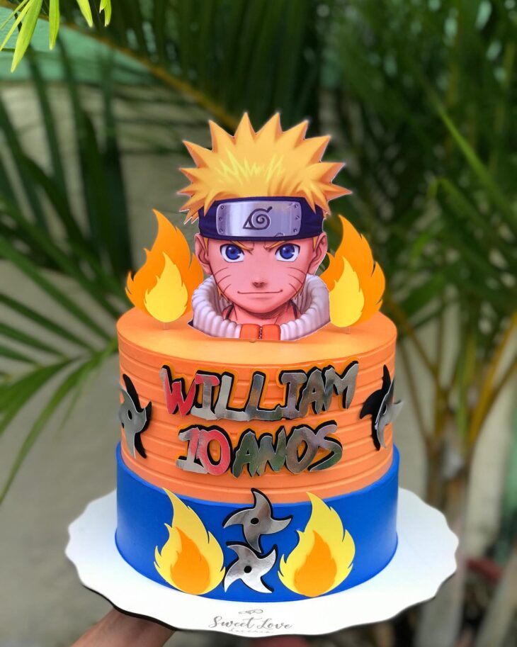 Aniversário infantil topo de bolo para imprimir Naruto clássico time 7  Sasuke e Sakura png