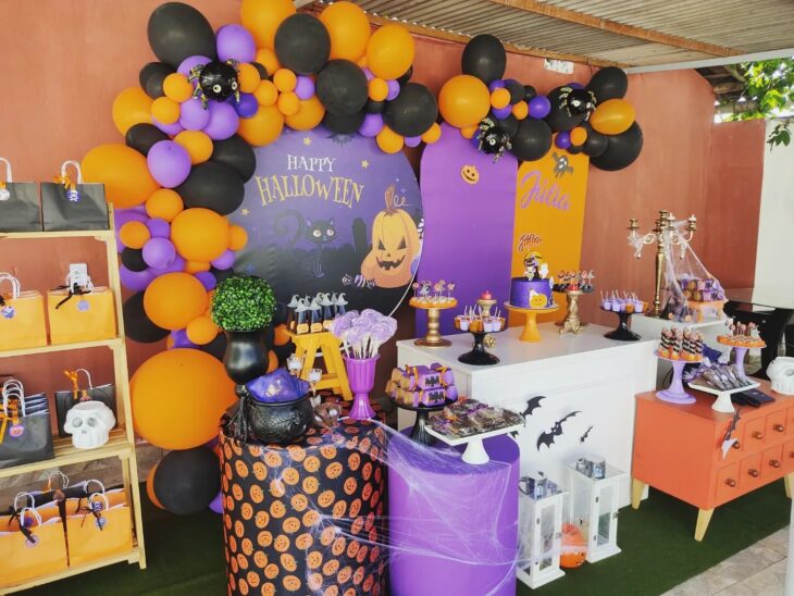 decoração de halloween