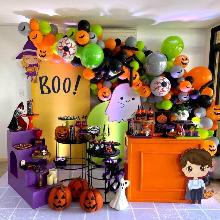 decoração de halloween