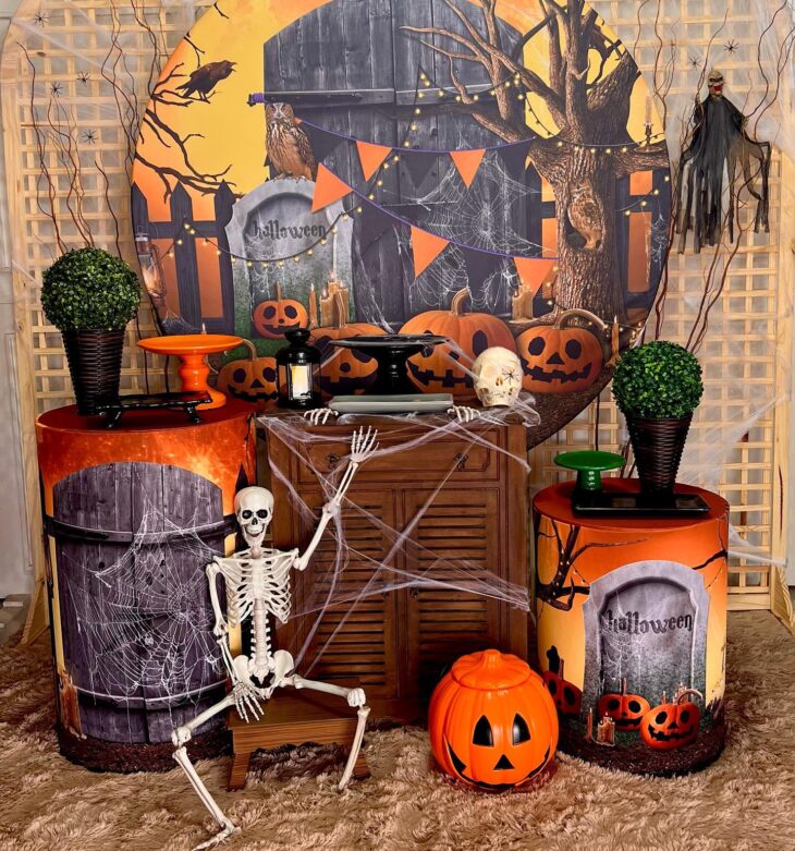 decoração de Halloween infantil