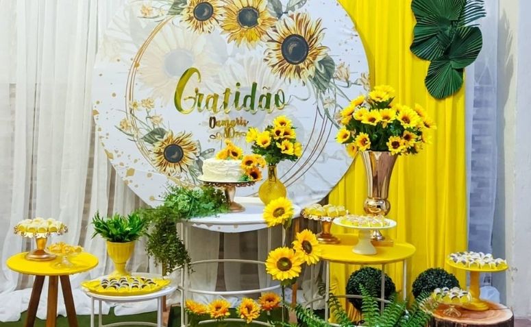 75 ideias de festa girassol para uma decoração alegre e cheia de vida