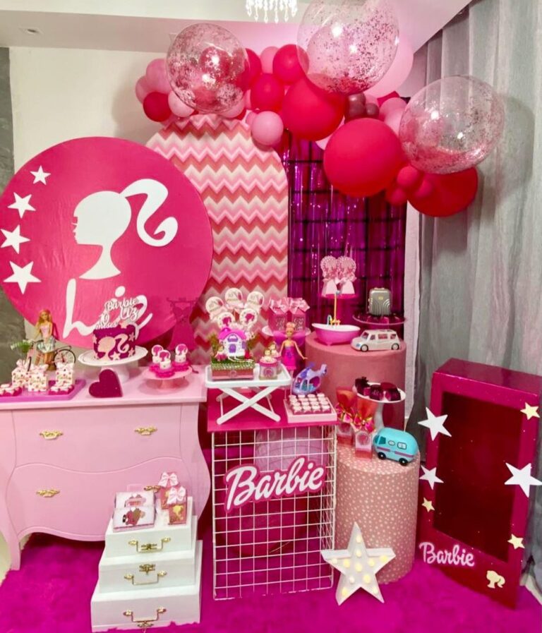 Festa Da Barbie 80 Ideias De Decoração E Tutoriais Em Vídeo