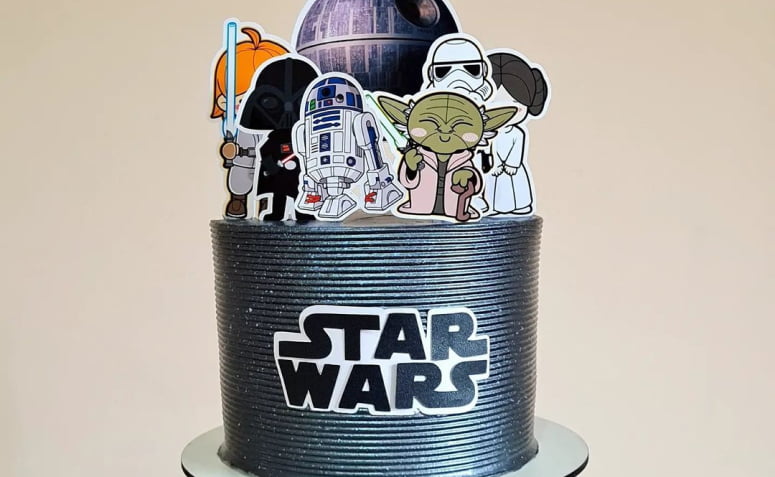 80 fotos de bolo Star Wars para celebrar a sua força