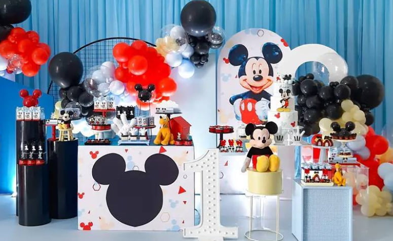 110 ideias de festa do Mickey para celebrar com o ratinho mais amado