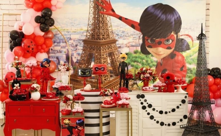 60 ideias de festa Ladybug para uma celebração très chic