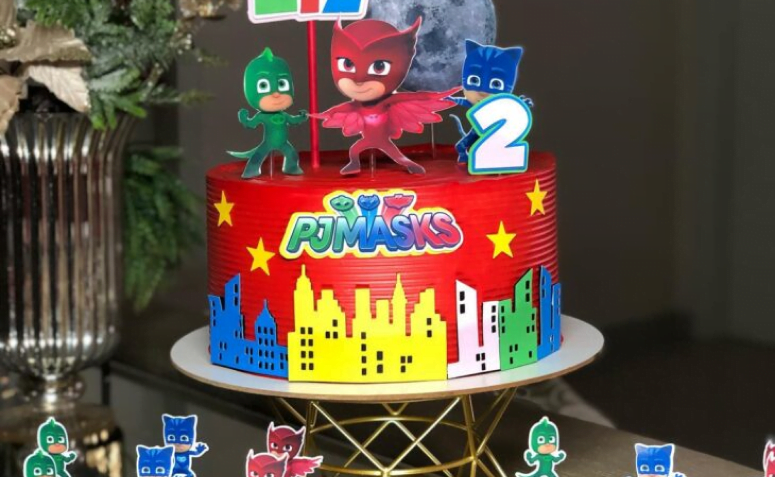 80 fotos de bolo Pj Masks que vão cativar crianças e adultos