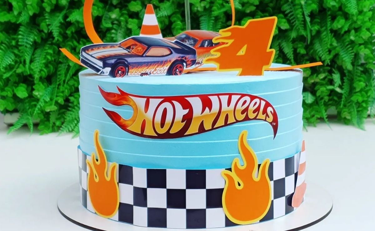 80 ideias de bolo Hot Wheels para uma festa cheia de aventura
