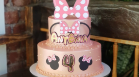 75 opções de bolo da Minnie rosa para uma festa cheia de charme