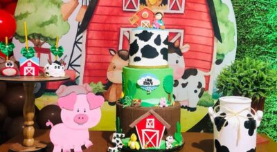 75 ideias de bolo fazendinha para celebrar com a alegria da bicharada
