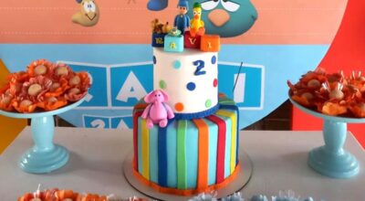 80 modelos de bolo do Pocoyo para uma festa mais alegre e divertida