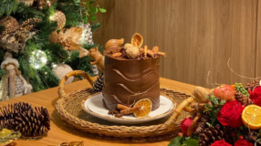 50 fotos e tutoriais de bolo de Natal que são pura magia e sabor